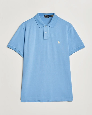 Polo Ralph Lauren Custom Slim Fit Polo Bristol Blue – Sininen