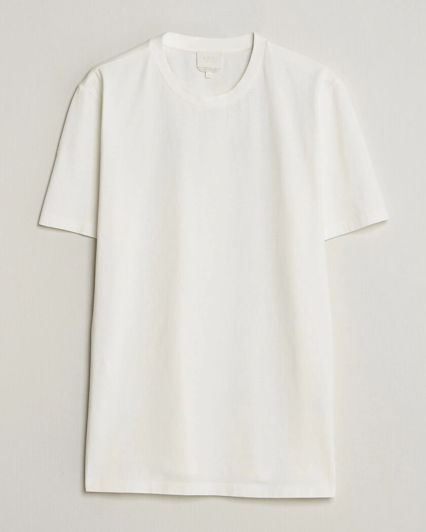 A.P.C. Printed Crew Neck T-Shirt Off White – Valkoinen