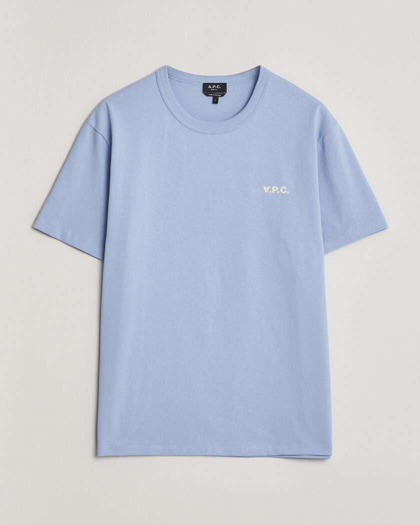 A.P.C. Boxy Fit Petit VPC T-Shirt Light Blue – Sininen