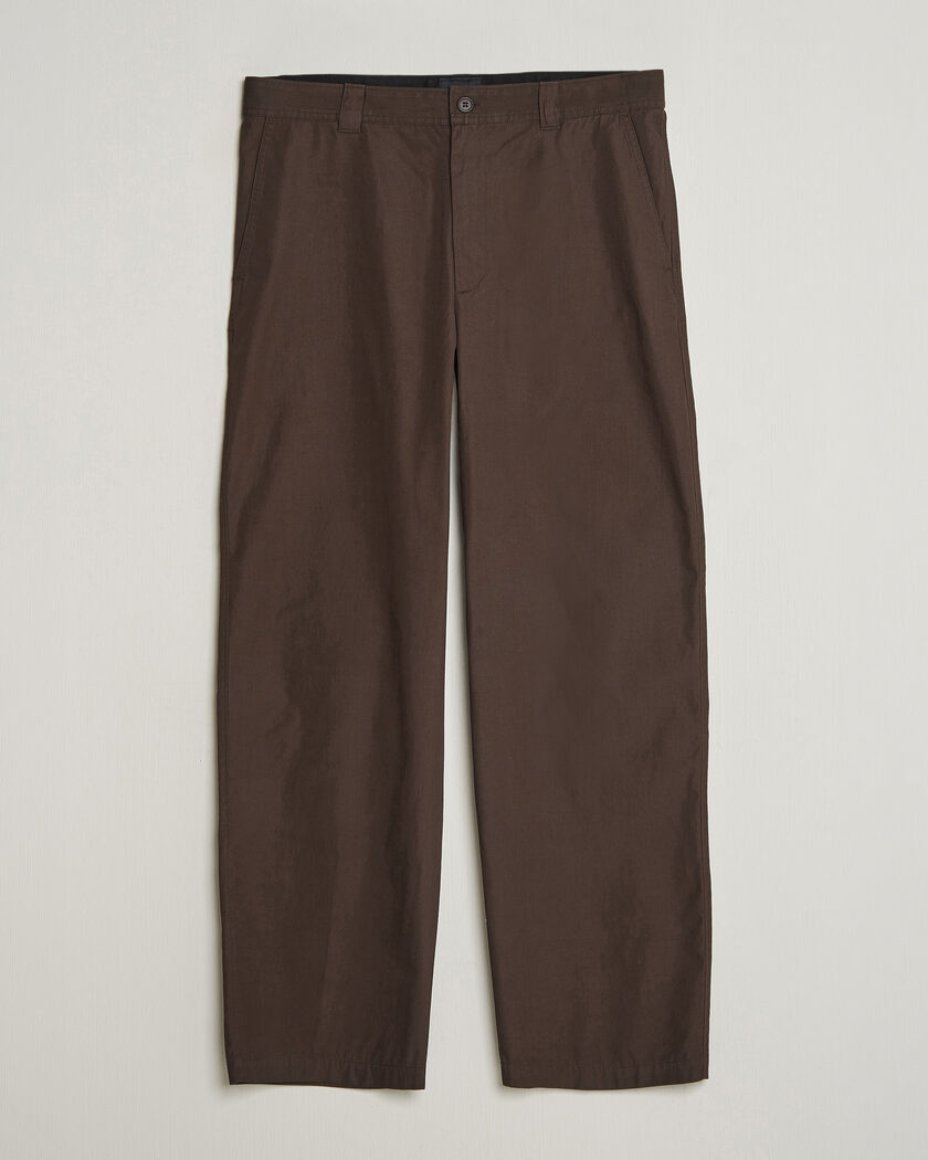 A.P.C. Dan Cotton Chinos Dark Brown – Ruskea
