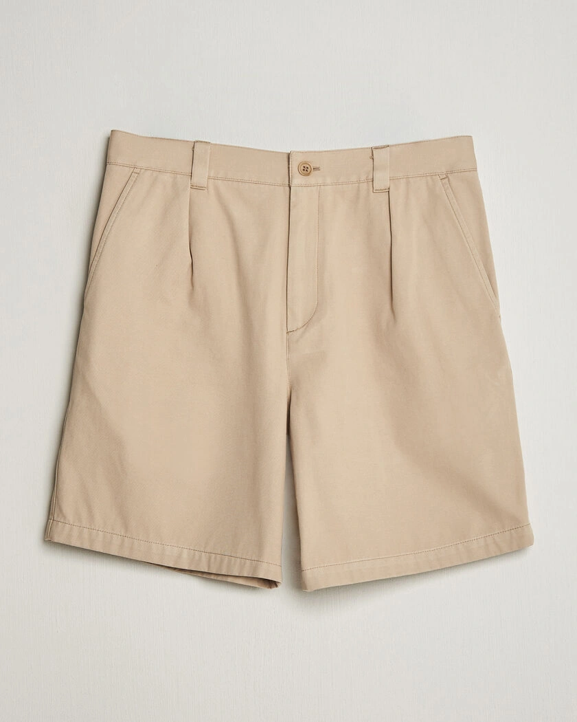 A.P.C. Otis Cotton Chino Shorts Beige – Beige