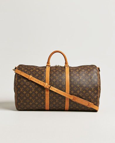 Louis Vuitton Pre-Owned Keepall Bandouliére 55 Monogram – Ruskea