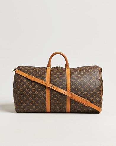 Louis Vuitton Pre-Owned Keepall Bandouliére 55 Monogram – Ruskea
