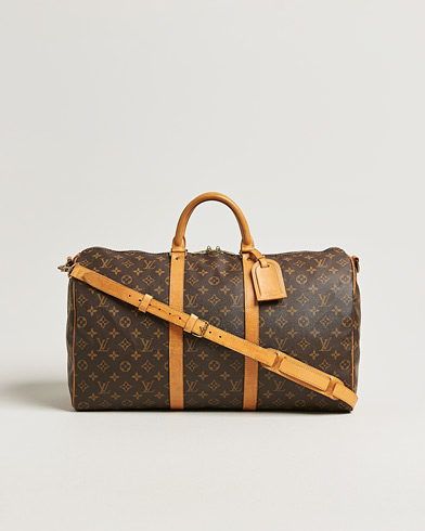 Louis Vuitton Pre-Owned Keepall Bandouliére 50 Monogram – Ruskea