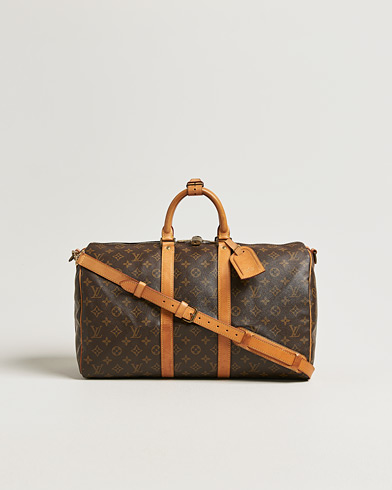 Louis Vuitton Pre-Owned Keepall Bandouliére 45 Monogram – Ruskea