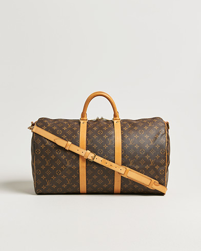 Louis Vuitton Pre-Owned Keepall Bandouliére 50 Monogram – Ruskea