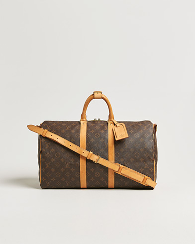 Louis Vuitton Pre-Owned Keepall Bandouliére 45 Monogram – Ruskea
