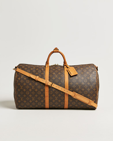Louis Vuitton Pre-Owned Keepall Bandouliére 55 Monogram – Ruskea