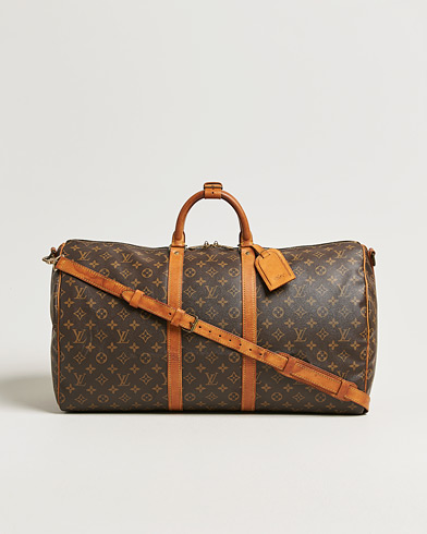 Louis Vuitton Pre-Owned Keepall Bandouliére 55 Monogram – Ruskea