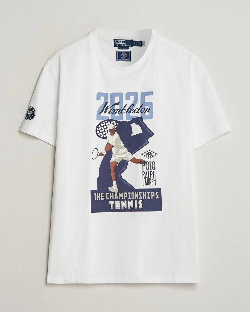 Polo Ralph Lauren Printed Championship Tee White – Valkoinen