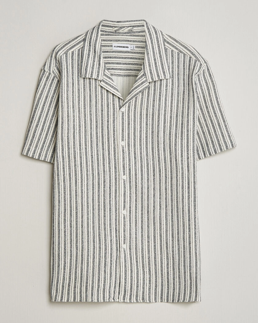 J.Lindeberg Elio Structure Resort Shirt JL Navy – Sininen
