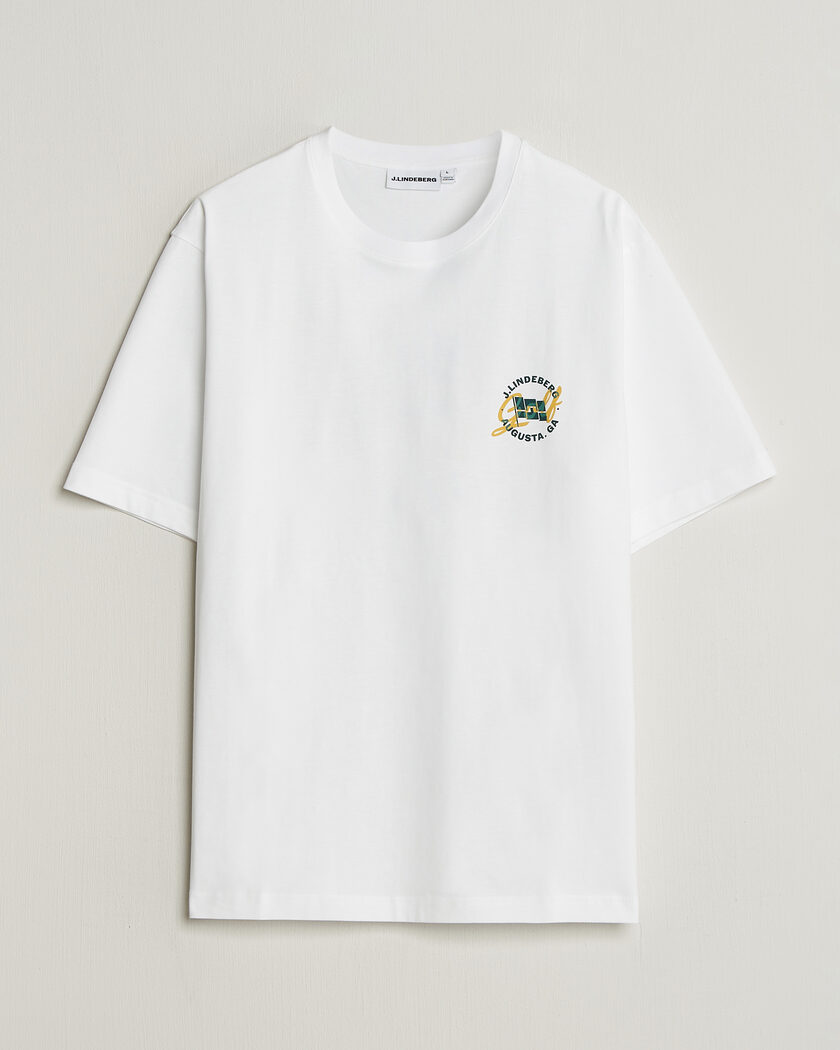 J.Lindeberg Parcie Tour T-Shirt White – Valkoinen