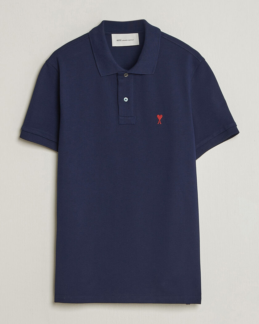 AMI Heart Logo Polo Navy – Sininen