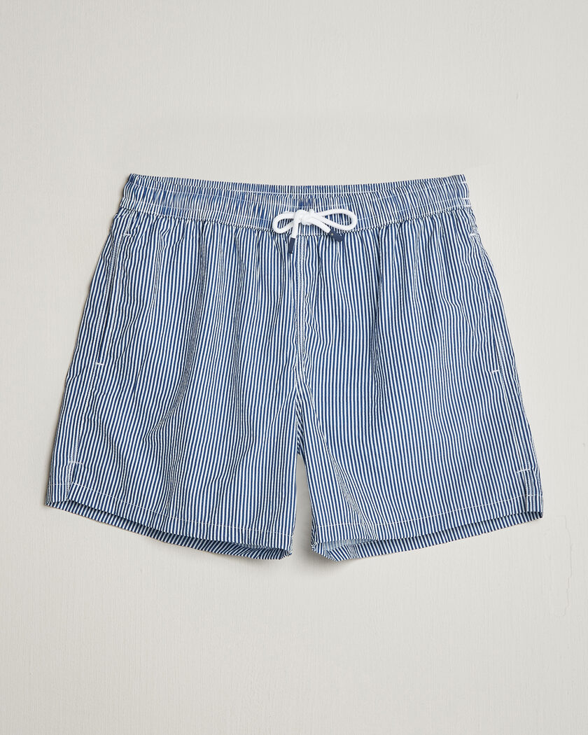 Fedeli Madeira Swim Trunk Blue Stripes – Sininen