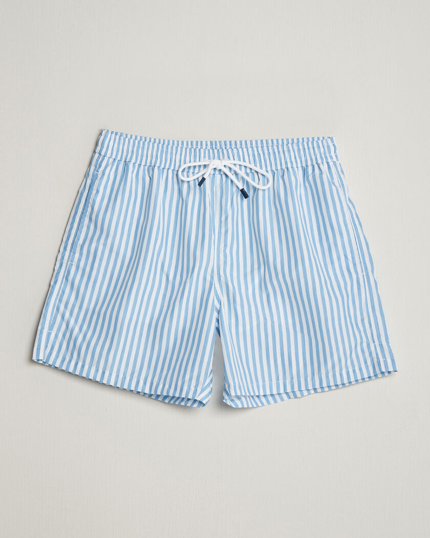 Fedeli Madeira Swim Trunk Wide Blue Stripes – Sininen
