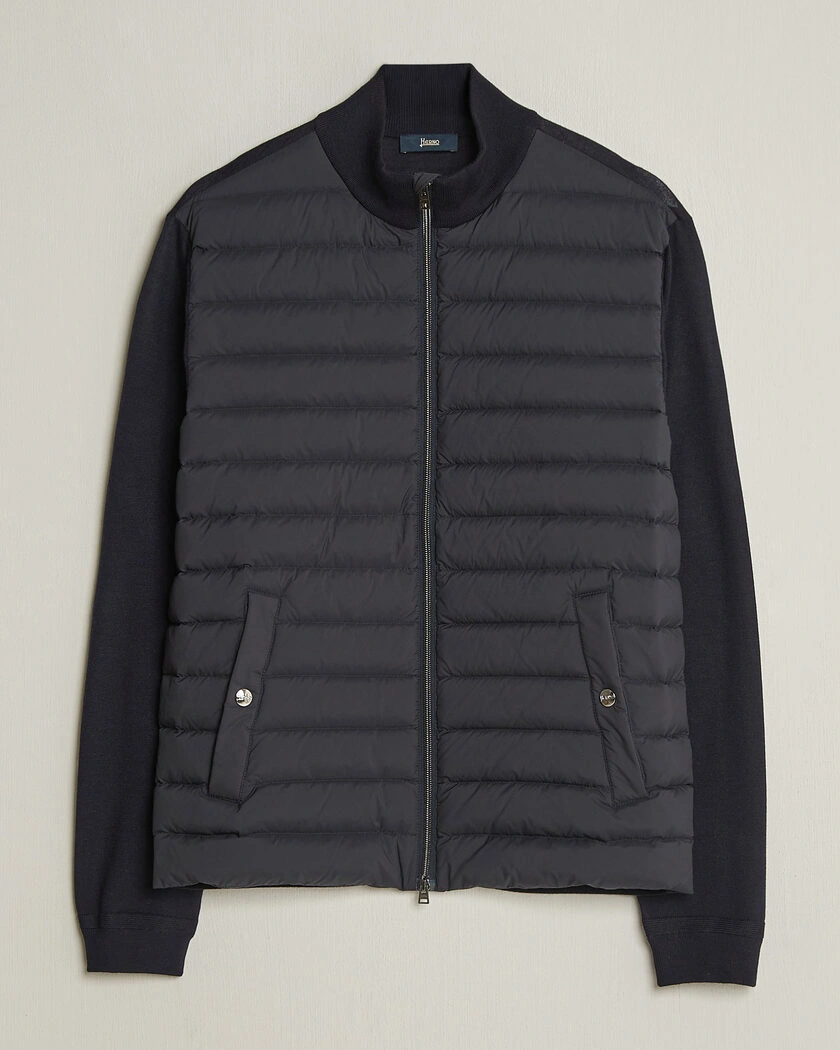 Herno Luxury Hybrid Jacket Navy – Sininen
