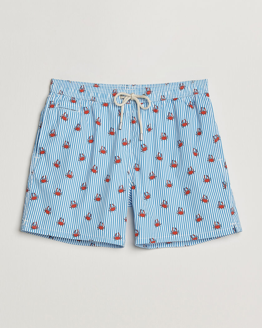 MC2 Saint Barth Printed Swim Shorts Blue Crabs – Sininen