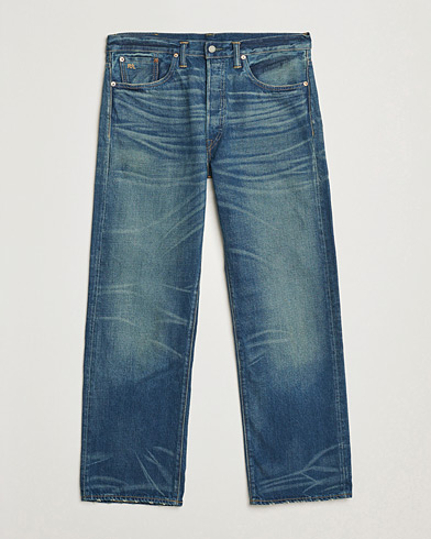 RRL Vintage Fit 5-Pocket Denim Grandfalls Wash – Sininen