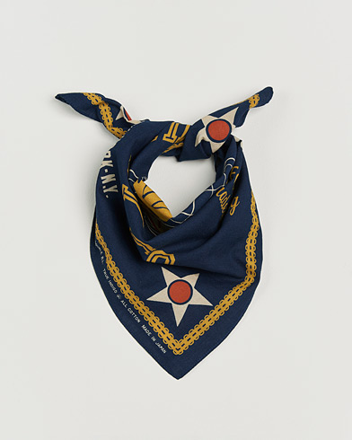 RRL Surplus Bandana Indigo/Gold – Sininen