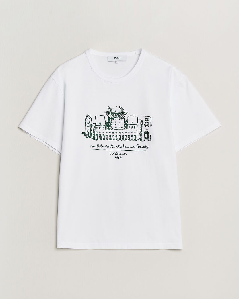 Palmes Public T-Shirt White – Valkoinen