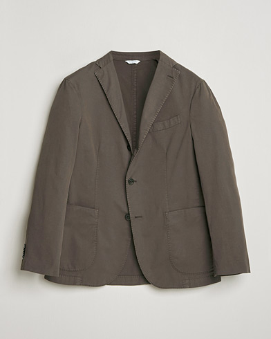 Boglioli K Jacket Supima Cotton Blazer Dark Brown – Ruskea