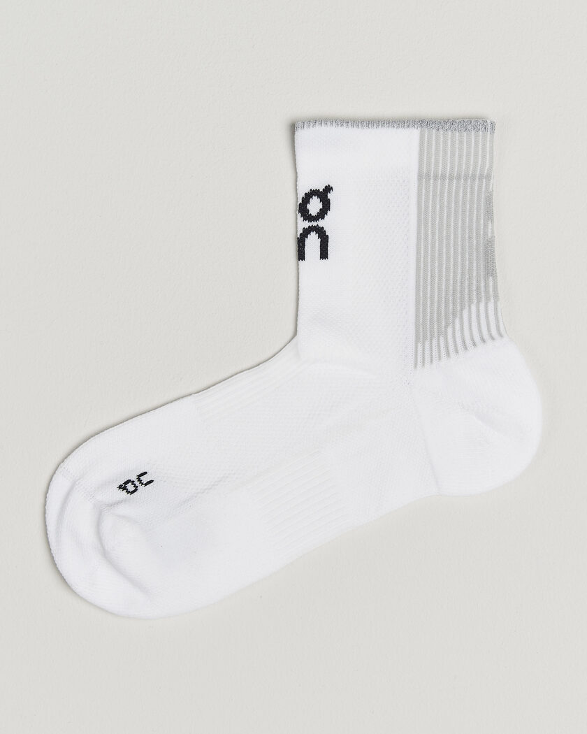 On Performance Run Sock Mid White – Valkoinen