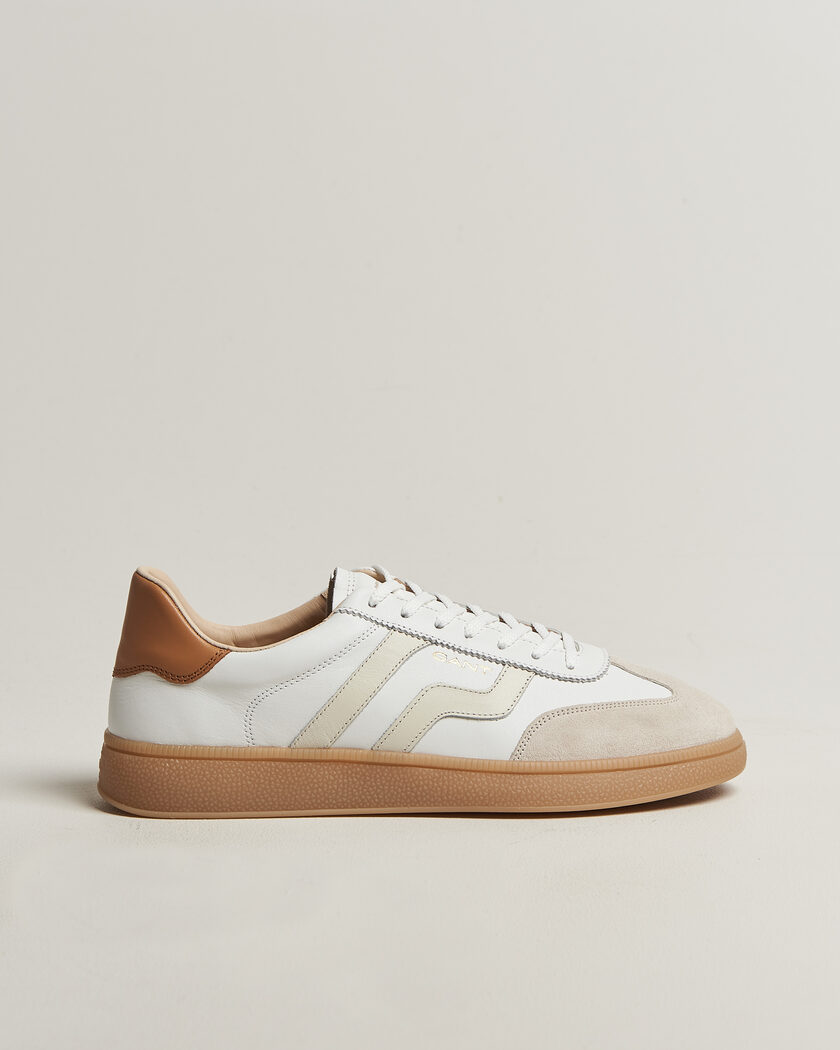 Gant Cuzmo Leather/Suede Sneaker White – Valkoinen