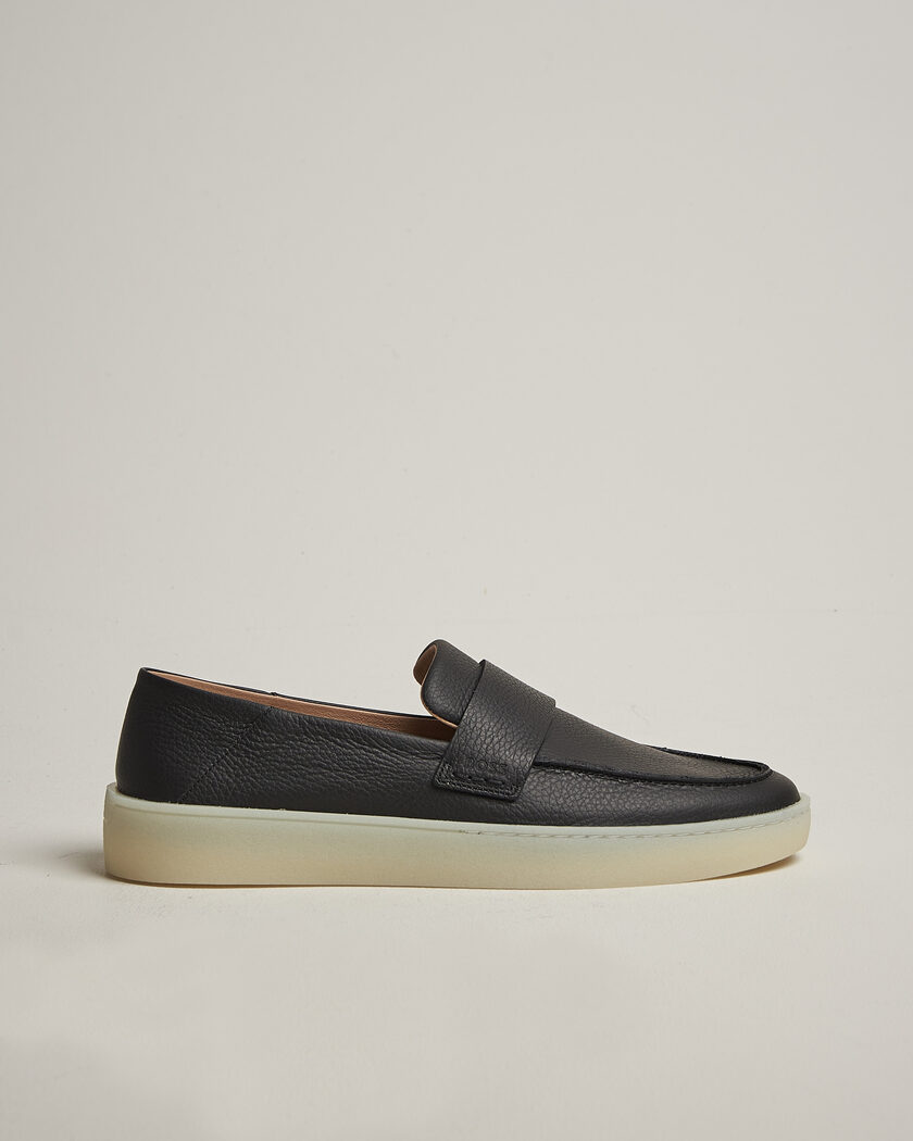 BOSS BLACK Randal Leather Loafer Black – Musta