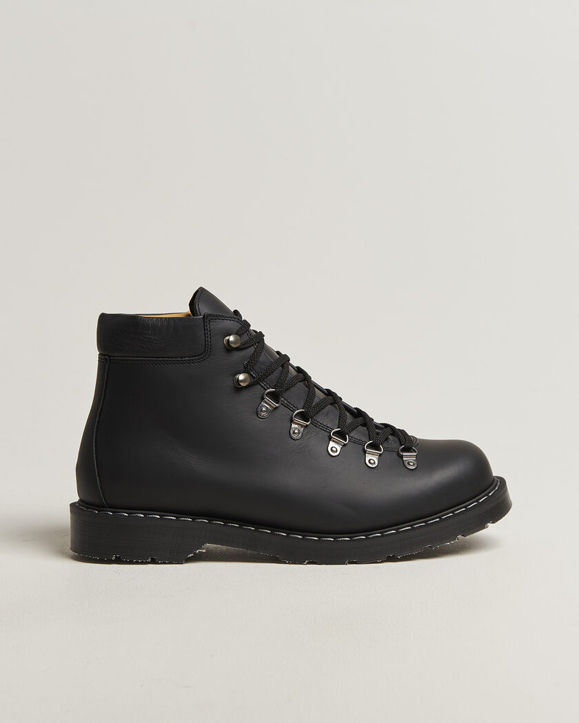 Solovair Urban Hiker Boot Black Waxy – Musta