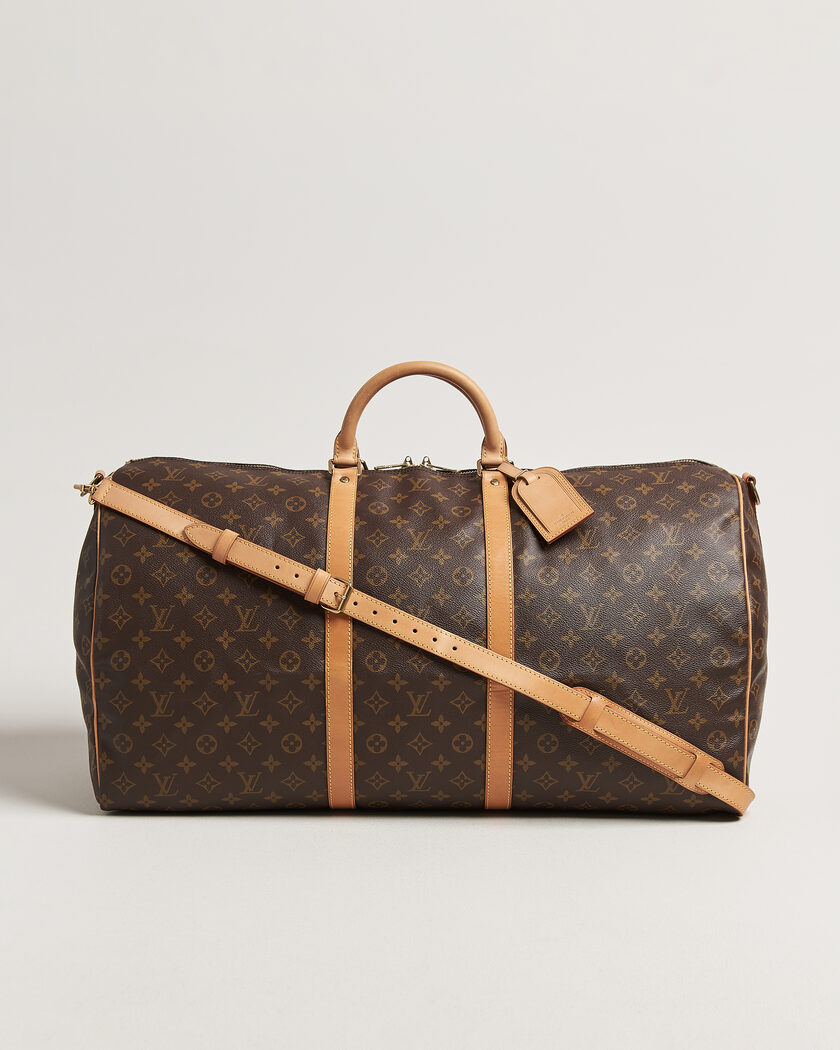 Louis Vuitton Pre-Owned Keepall Bandouliére 60 Monogram – Ruskea