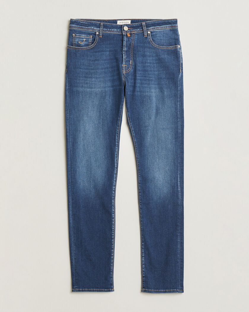 Jacob Cohën Bard Slim Fit Super Stretch Jeans Medium Vintage – Sininen