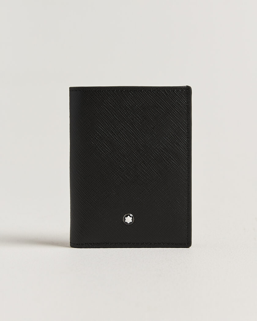 Montblanc Mini Sartorial Leather 4cc Wallet Black – Musta