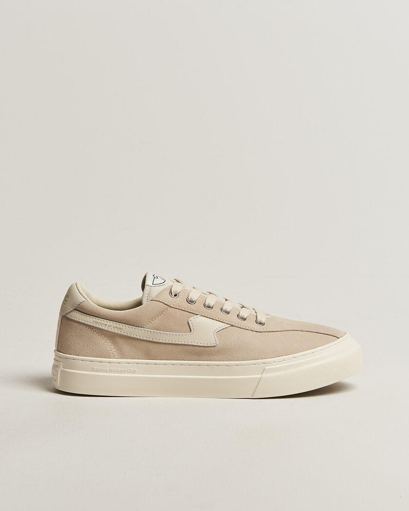 Stepney Workers Club Dellow S-Strike Cupsole Suede Sneaker Oat – Beige