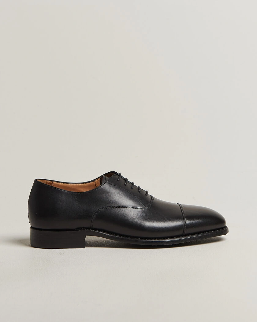 Myrqvist Äppelviken II Oxford Black Calf – Musta
