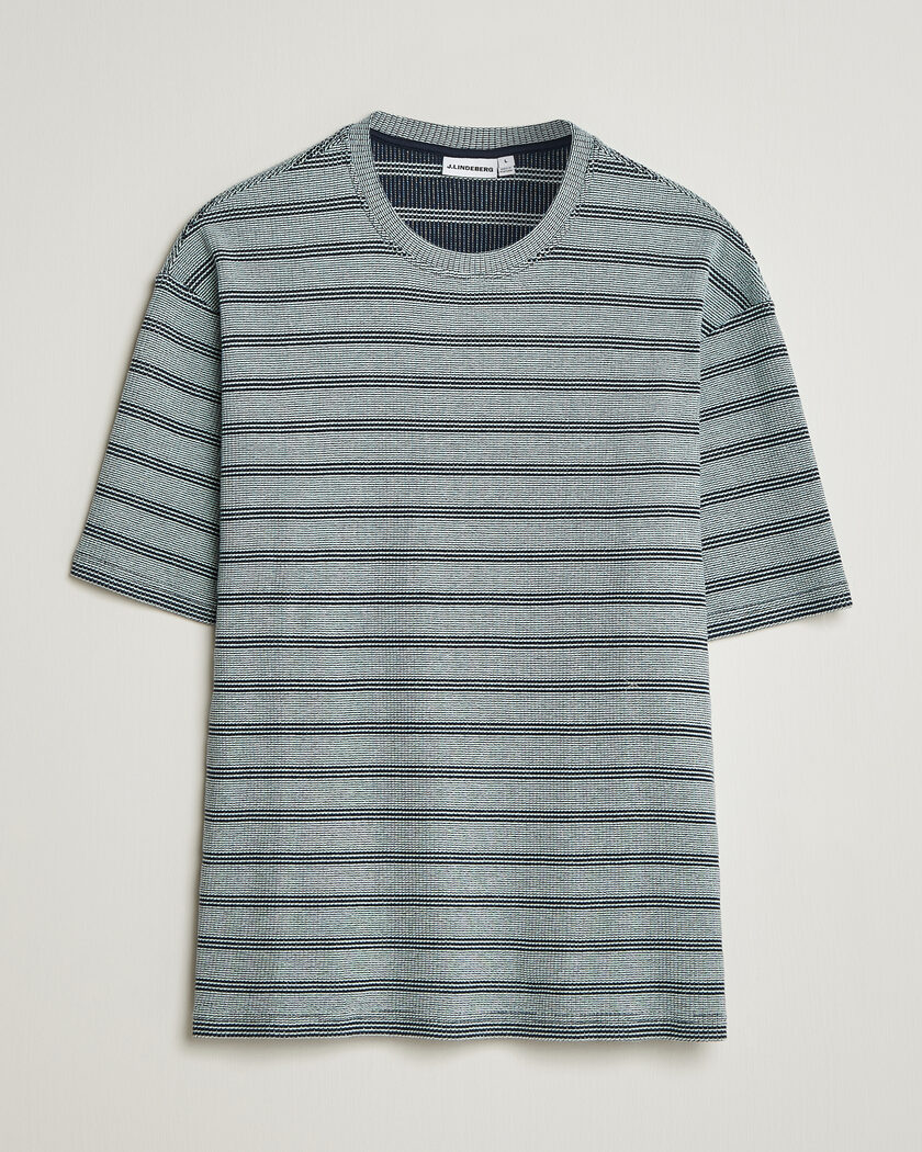 J.Lindeberg Jose Jacquard T-Shirt Estate Blue – Sininen