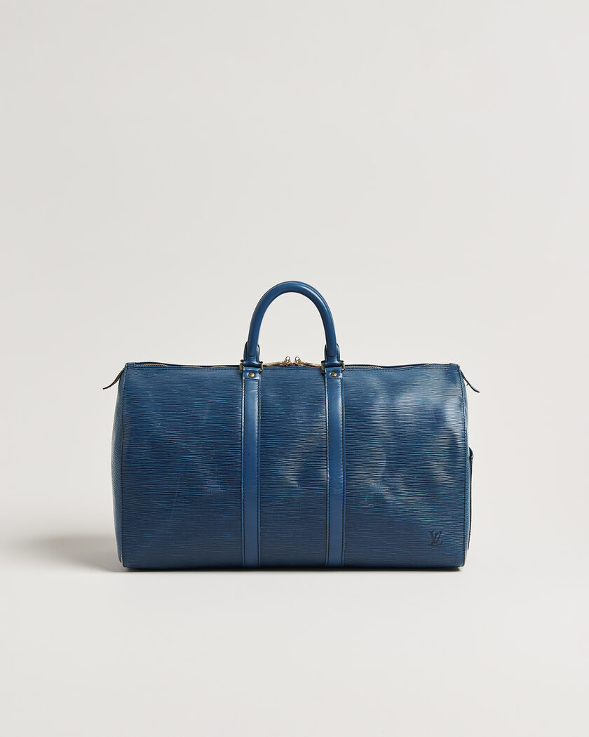 Louis Vuitton Pre-Owned Keepall 45 Epi Leather Blue – Sininen