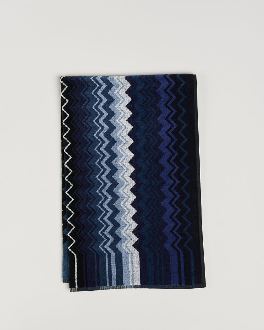 Missoni Home Giacomo Bath Towel 70x115cm Multi Blue – Sininen