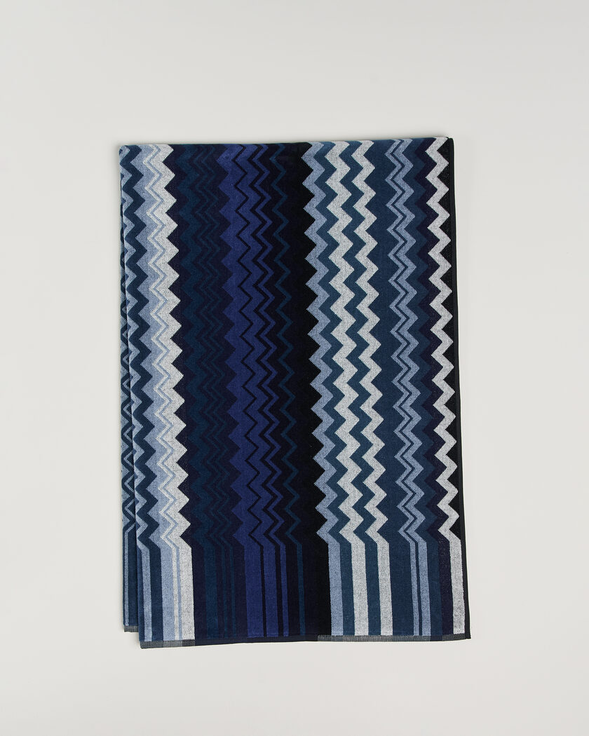 Missoni Home Giacomo Bath Sheet 100x150cm Multi Blue – Sininen