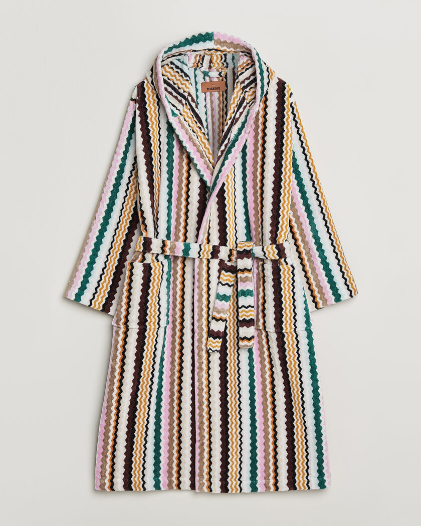 Missoni Home Aura Hooded Bathrobe Multi – Monivärinen