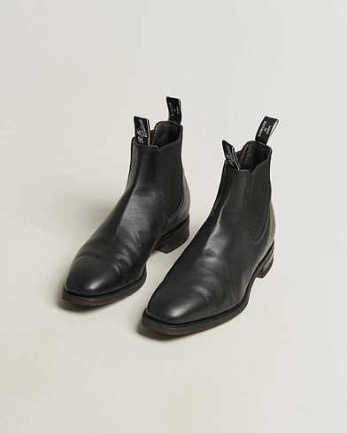 Pre-owned R.M.Williams Blaxland G Boot Yearling Black UK10,5 - EU45,5 – Musta