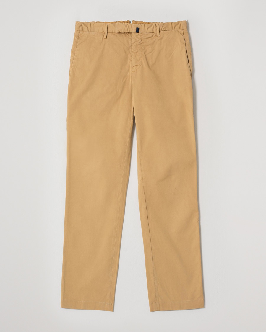 Pre-owned Incotex Slim Fit Stretch Chinos Khaki 46 – Beige