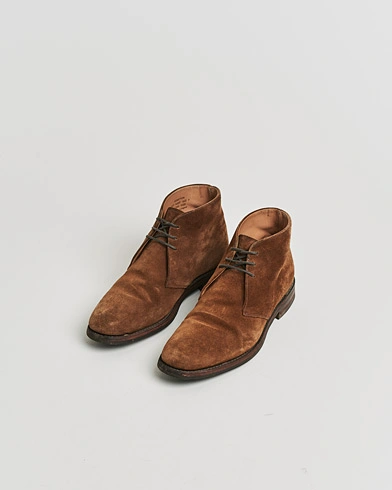 Pre-owned Loake 1880 Kempton Chukka Boot Brown Suede UK7 - EU41 – Ruskea