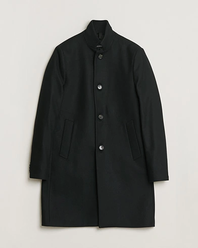 Pre-owned J.Lindeberg Holger 2.0 Melton Coat Black 50 – Musta