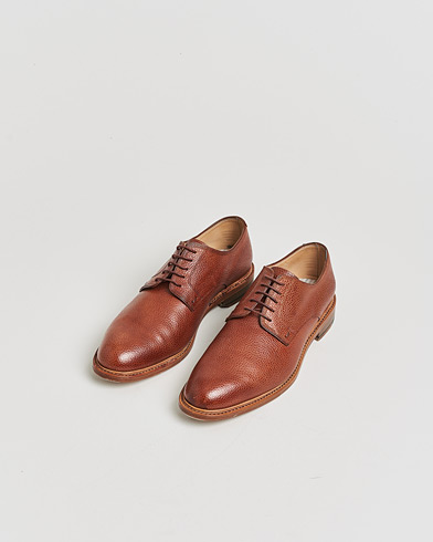 Pre-owned Paraboot Grained Leather Derby Brown UK7,5 - EU41,5 – Ruskea