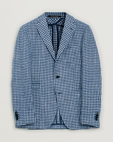 Pre-owned Rose & Born Silk/Linen/Cotton Blazer Blue 48 – Sininen