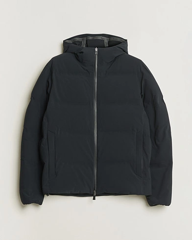 Pre-owned Herno Laminar Stretch Nylon Down Jacket Navy 46 – Sininen