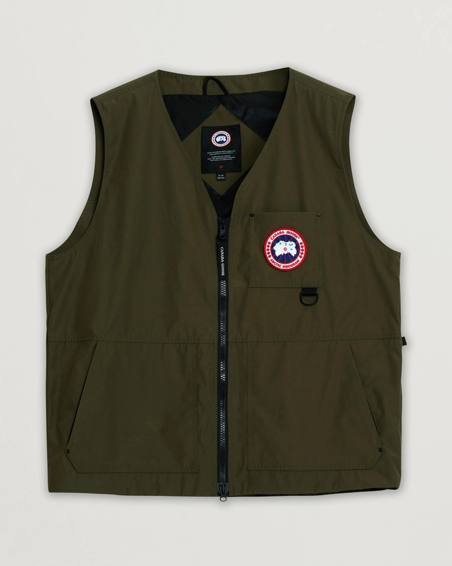 Pre-owned Canada Goose Canmore Vest Military Green – Vihreä