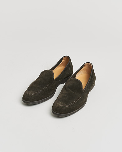 Pre-owned Myrqvist Brannö Loafers Dark Brown Suede 41 – Ruskea