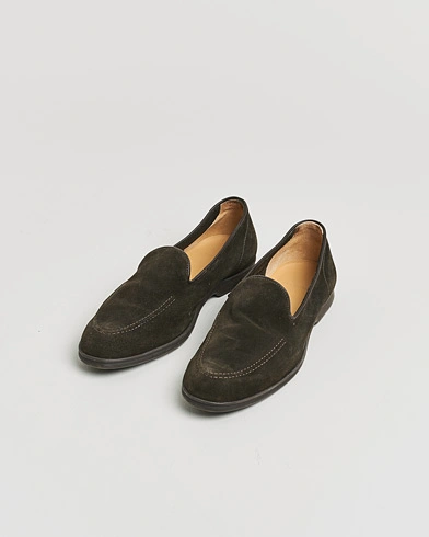 Pre-owned Myrqvist Brannö Loafers Dark Brown Suede 41 – Ruskea