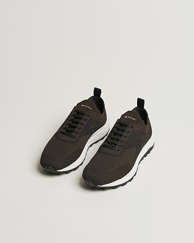 Pre-owned Kiton Running Sneakers Dark Brown 43 – Ruskea